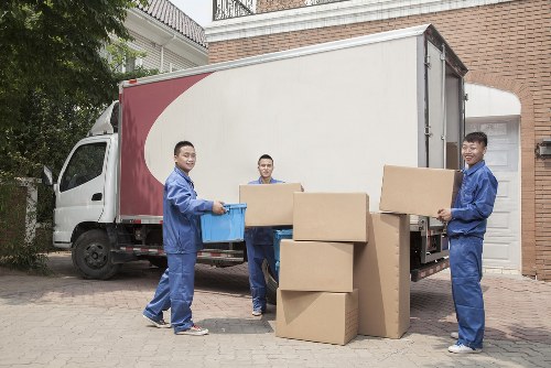 Professional movers planning a house removal in Mayfair