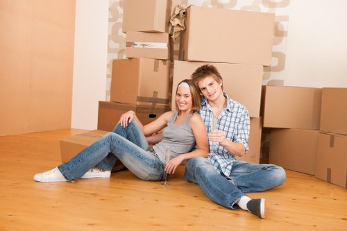 Furniture pick-up service handling bulky items in a Mayfair property