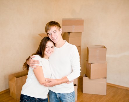 Careful furniture loading for a local house move in Mayfair