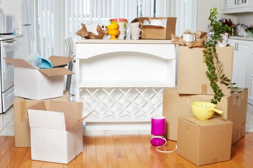 Professional team collecting residential furniture in central London