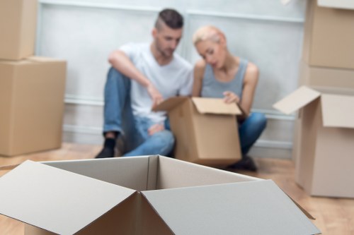Commercial man and van removals for an office in Mayfair
