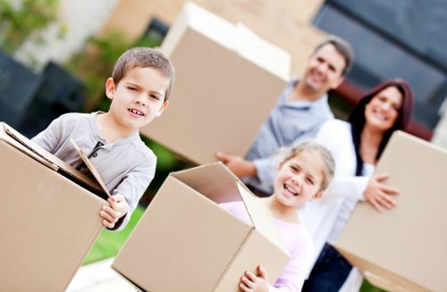 Moving van and property access in central Mayfair