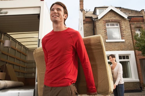 Professional team handling a workplace relocation in Mayfair