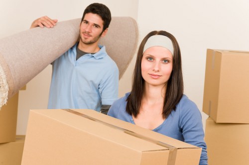Checklist and moving boxes for a home move in Mayfair