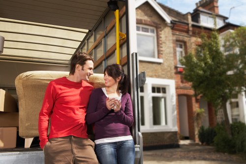 Professional van service handling furniture in Mayfair