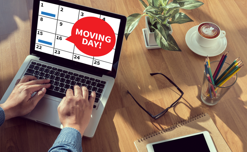 Careful loading for a property move in the Mayfair area